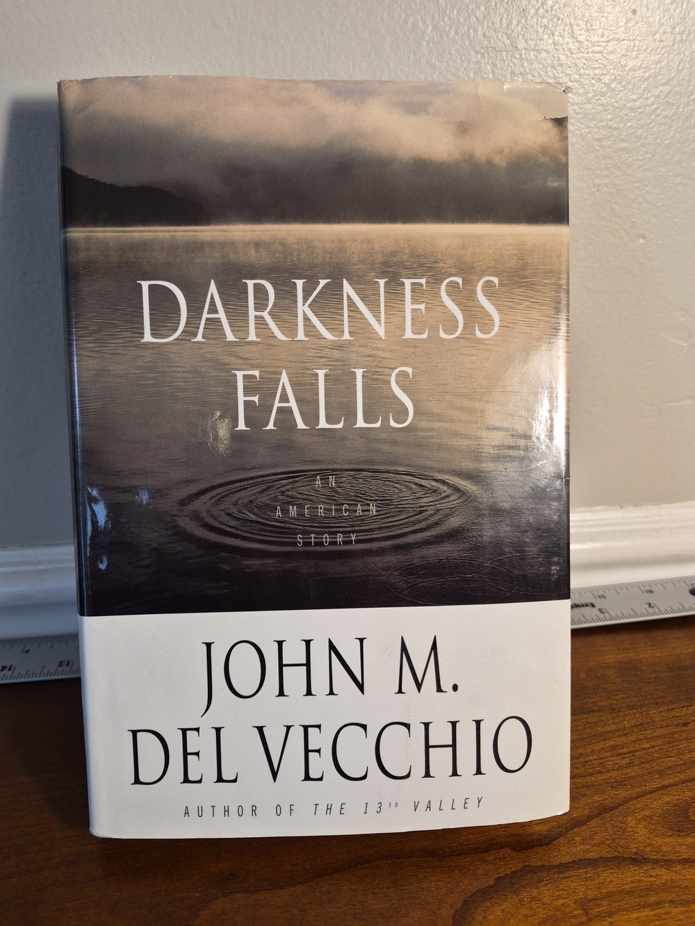John M. Del Vecchio Darkness Falls - Hardcover Book  Signed First Edition